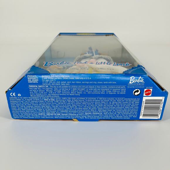 Barbie Had a Little Lamb 1st in The Nursery Rhyme Collection 1998 Mattel #21740 - Picture 4 of 16